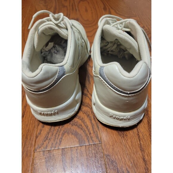 PROPET W2034 Size 10 Casual Leather shock Obsorbant Shoes Beige - Picture 6 of 9